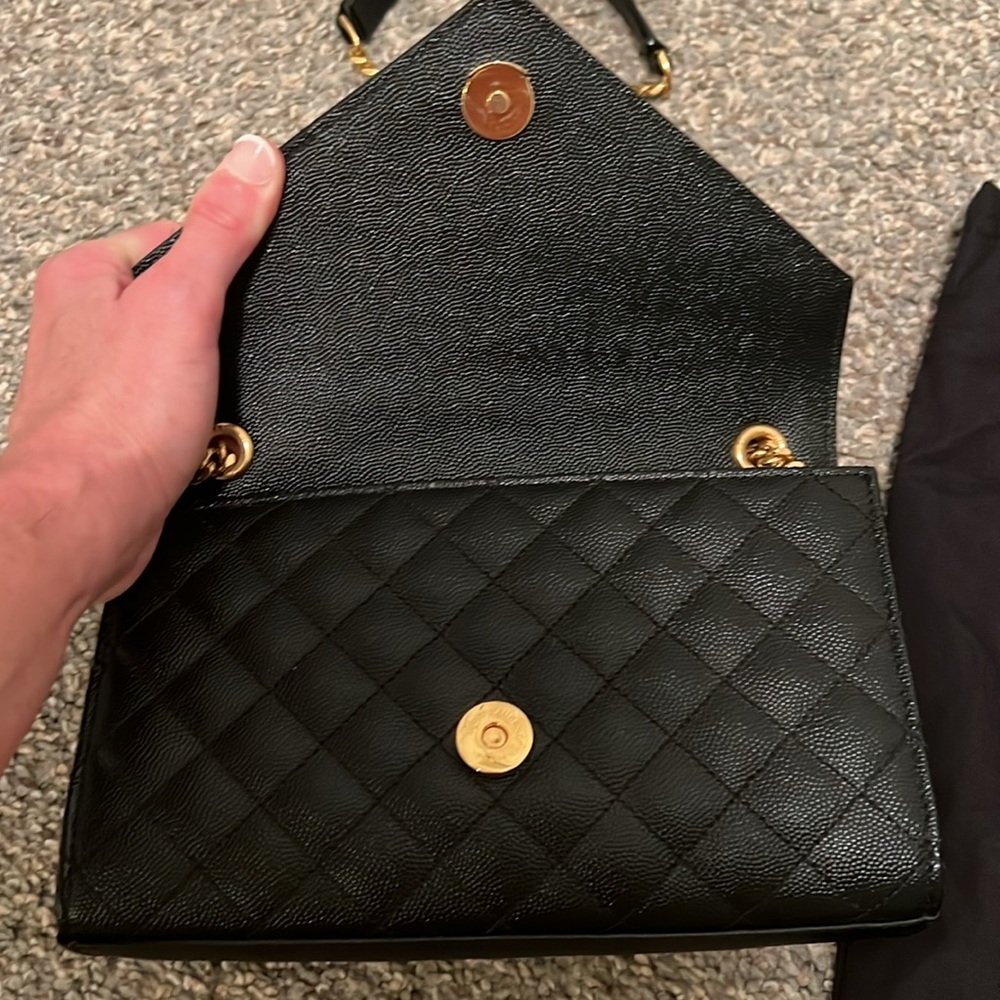 YSL small envelope chain shoulder bag - Picture 9 of 13